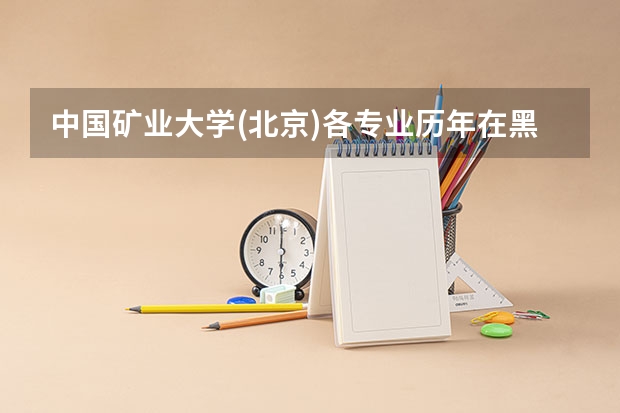 中国矿业大学(北京)各专业历年在黑龙江招生人数(学费介绍)