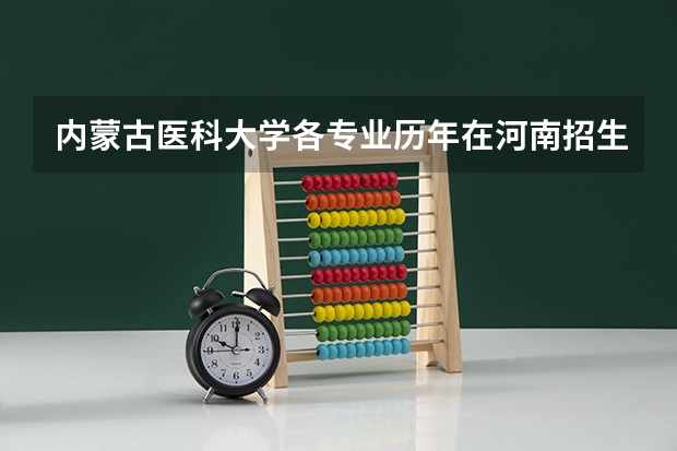 内蒙古医科大学各专业历年在河南招生人数(学费介绍)