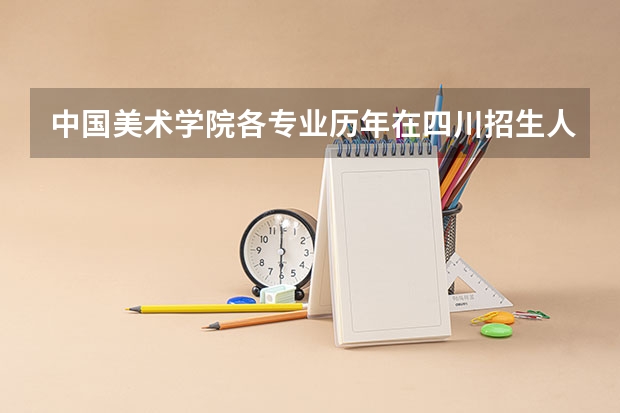 中国美术学院各专业历年在四川招生人数（学费介绍）