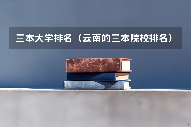 三本大学排名（云南的三本院校排名）