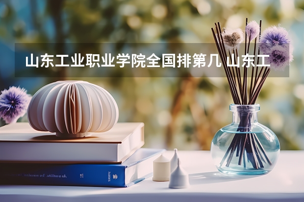 山东工业职业学院全国排第几 山东工业职业学院在省内排第几