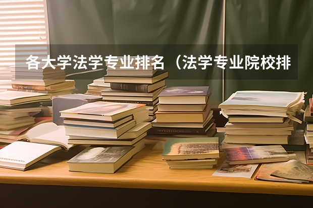各大学法学专业排名（法学专业院校排名）
