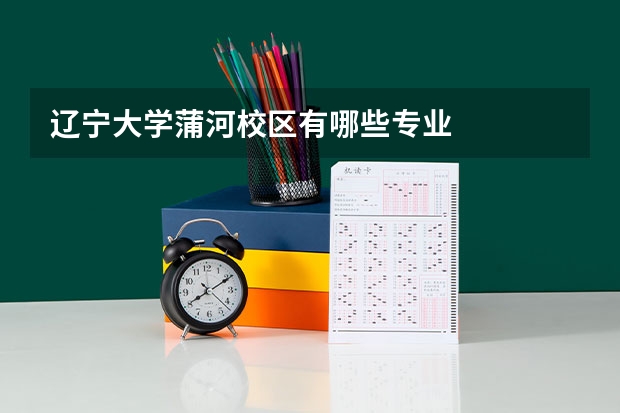 辽宁大学蒲河校区有哪些专业