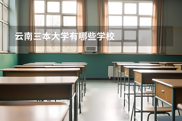 云南三本大学有哪些学校