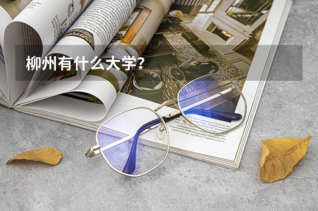柳州有什么大学？