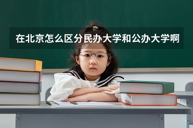 在北京怎么区分民办大学和公办大学啊?