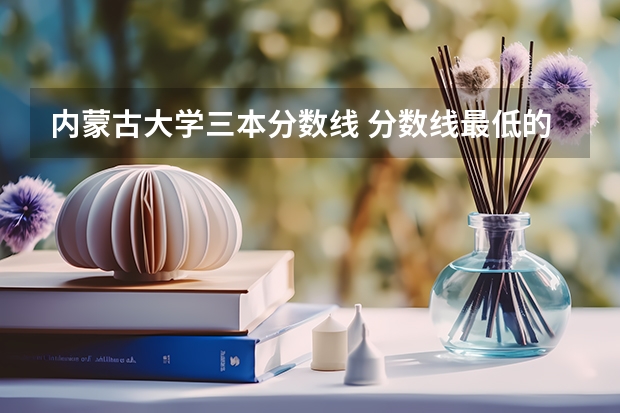内蒙古大学三本分数线 分数线最低的本科大学