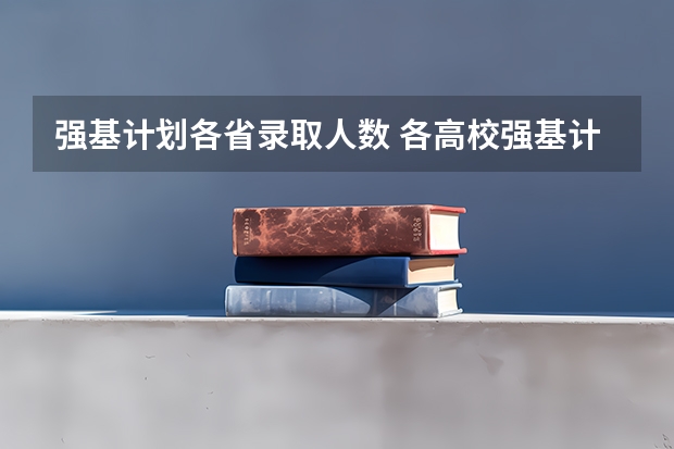 强基计划各省录取人数 各高校强基计划入围分数线