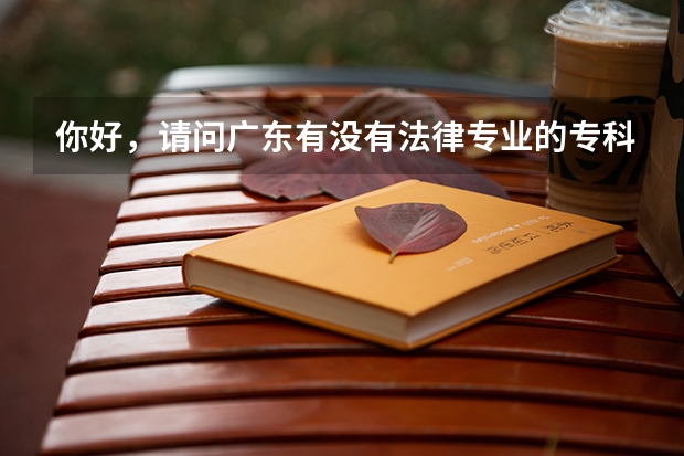 你好,请问广东有没有法律专业的专科学校,文科(广州好的专科大学)