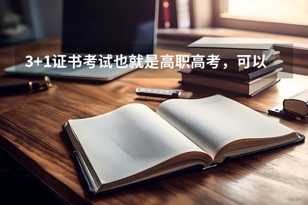 3+1证书考试也就是高职高考,可以报的学校,校风比较好的,3a的,能报考的学校有哪些要公办的!!!