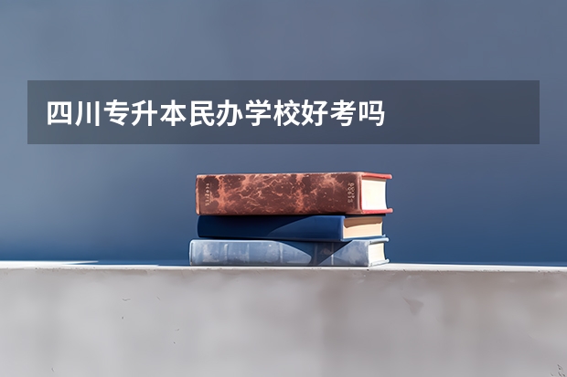 四川专升本民办学校好考吗