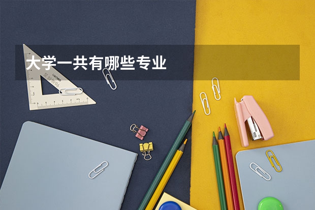 大学一共有哪些专业