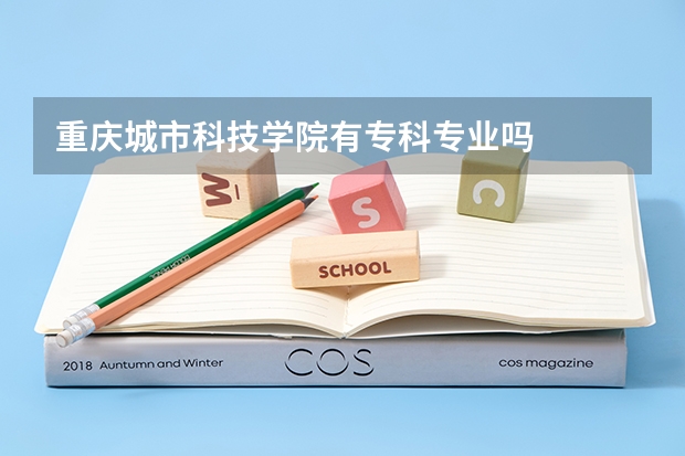 重庆城市科技学院有专科专业吗
