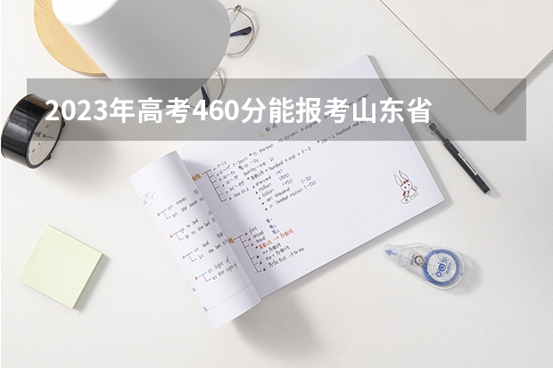 2023年高考460分能报考山东省的哪些大学