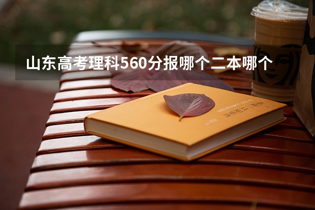山东高考理科560分报哪个二本哪个学校好？