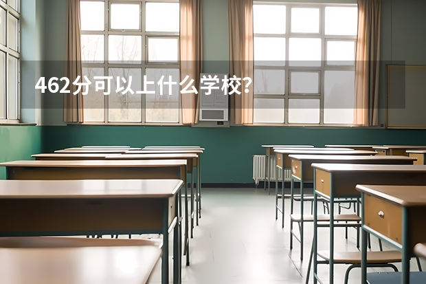 462分可以上什么学校？