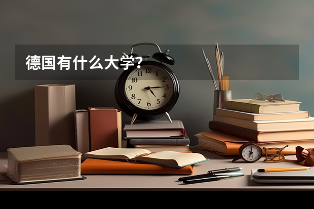 德国有什么大学？