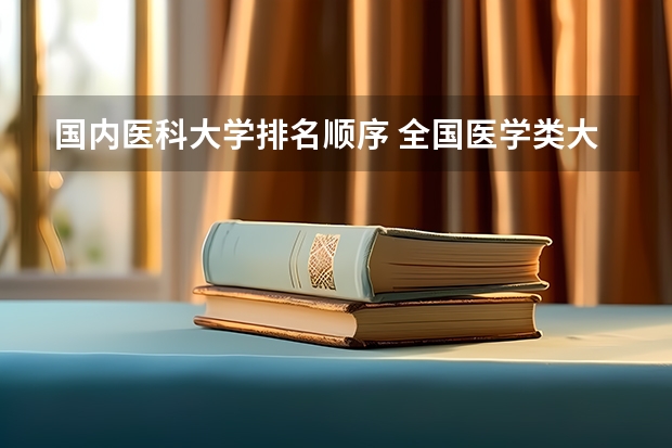 国内医科大学排名顺序 全国医学类大学排名最新排名