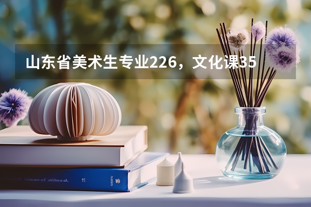 山东省美术生专业226,文化课350,理科能上二本吗?