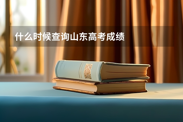 什么时候查询山东高考成绩