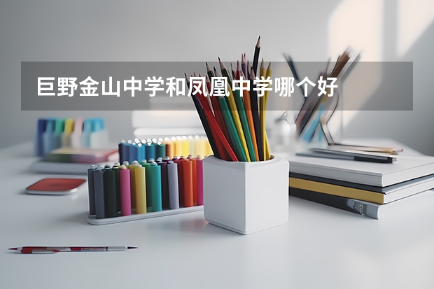 巨野金山中学和凤凰中学哪个好
