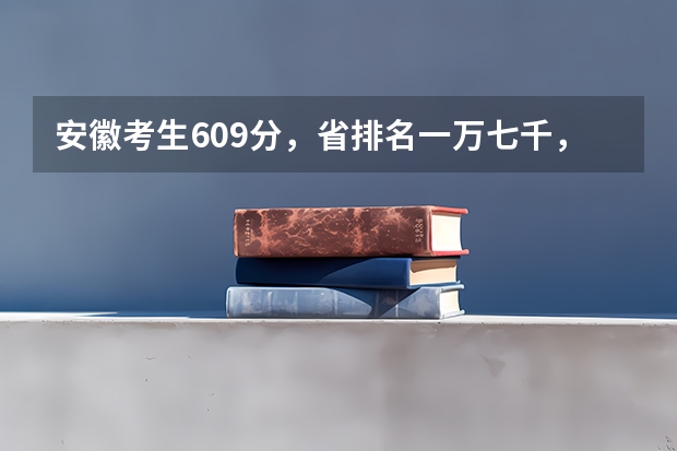 安徽考生609分，省排名一万七千，可以上东华大学的信息管理与信息系统专业吗？