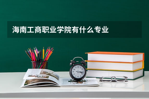 海南工商职业学院有什么专业