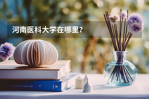 河南医科大学在哪里？