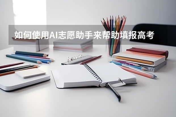 如何使用AI志愿助手来帮助填报高考志愿呢？