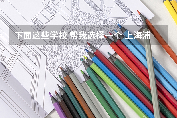 下面这些学校 帮我选择一个 上海浦江师范学院是现在的哪所大学?