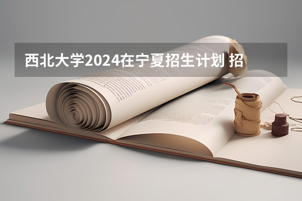 西北大学2024在宁夏招生计划 招多少人