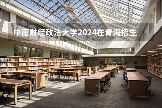 中南财经政法大学2024在青海招生计划 招多少人
