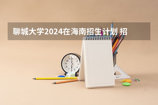 聊城大学2024在海南招生计划 招多少人