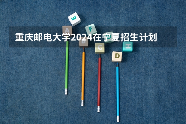 重庆邮电大学2024在宁夏招生计划 招多少人