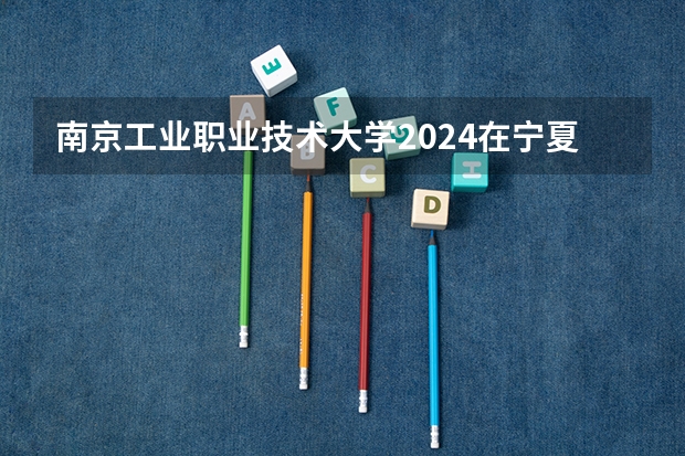 南京工业职业技术大学2024在宁夏招生计划 招多少人