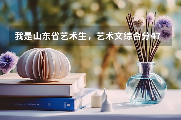 我是山东省艺术生，艺术文综合分472分能报考山东省哪些大学