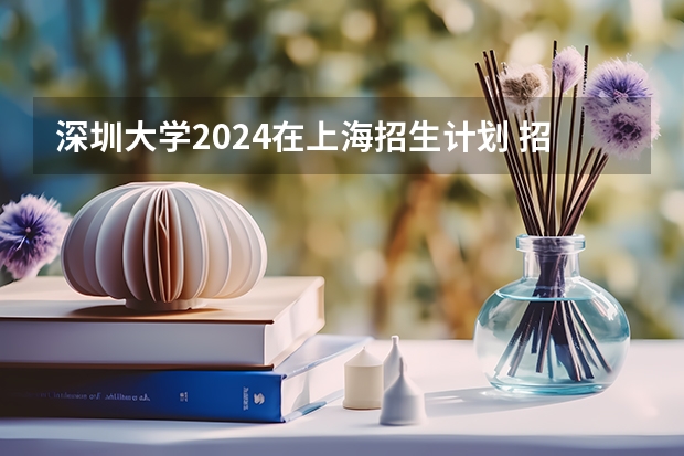 深圳大学2024在上海招生计划 招多少人
