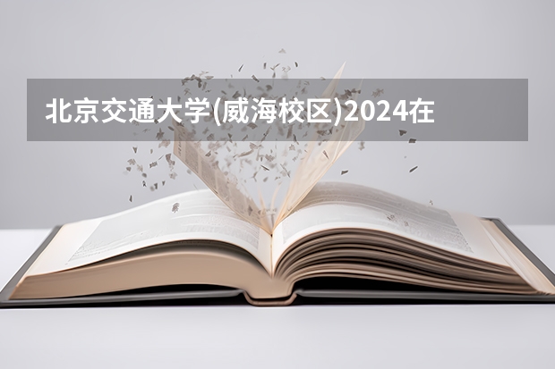 北京交通大学(威海校区)2024在上海招生计划 招多少人