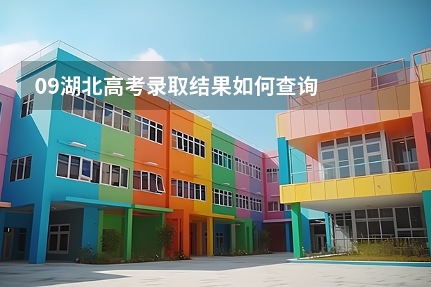 09湖北高考录取结果如何查询
