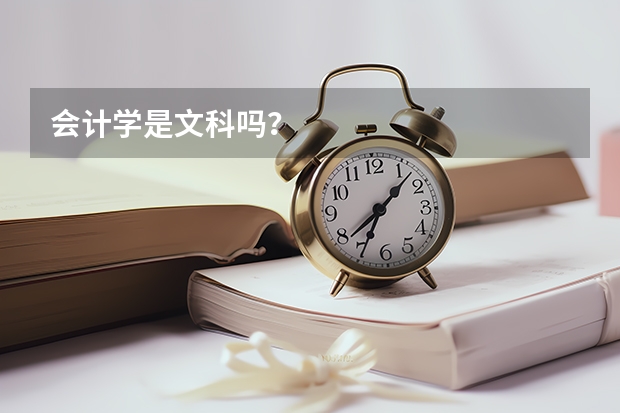 会计学是文科吗？