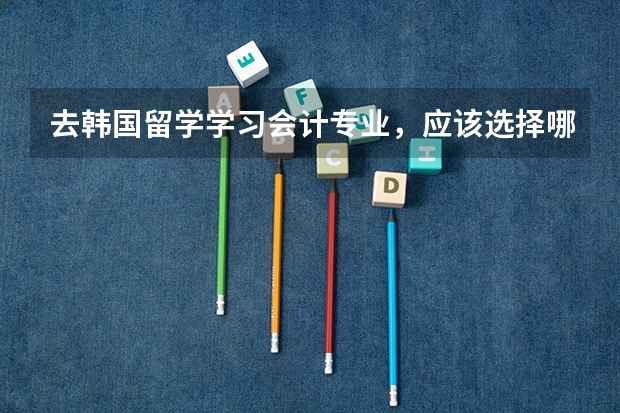 去韩国留学学习会计专业,应该选择哪个大学?我现在高三,现在想开始准备了解去的事项了。