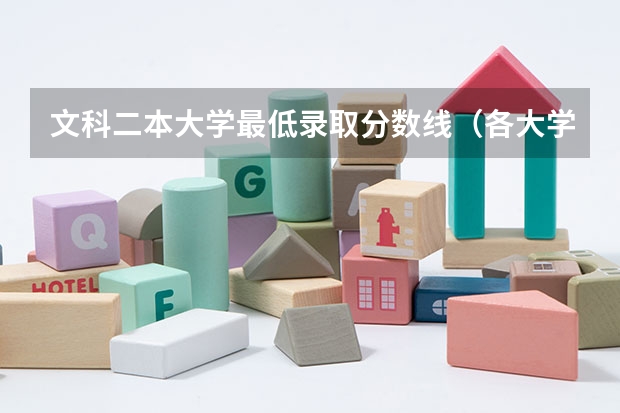 文科二本大学最低录取分数线（各大学录取分数线一览表）