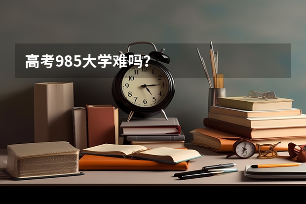 高考985大学难吗?
