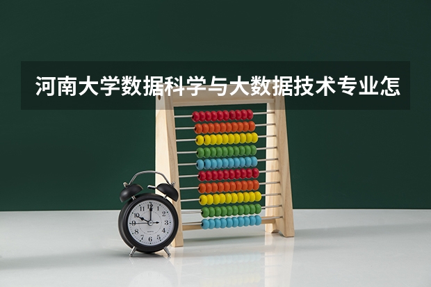 河南大学数据科学与大数据技术专业怎么样