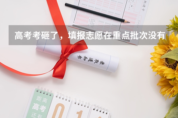 高考考砸了,填报志愿在重点批次没有服从分配,被退到第二批,进了宁波大学,很憋屈,怎么办?