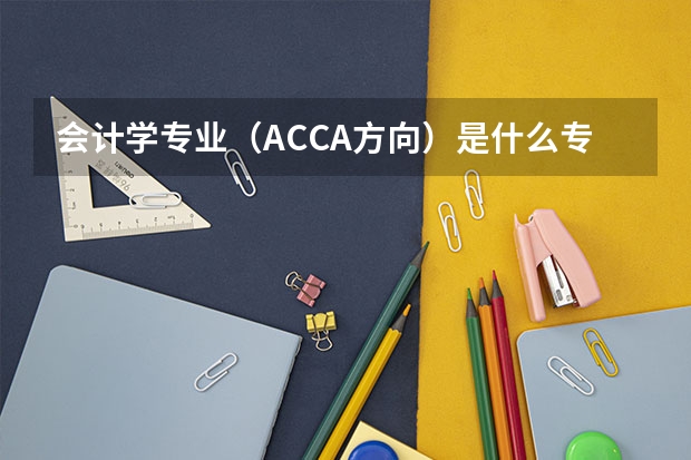 会计学专业(ACCA方向)是什么专业?