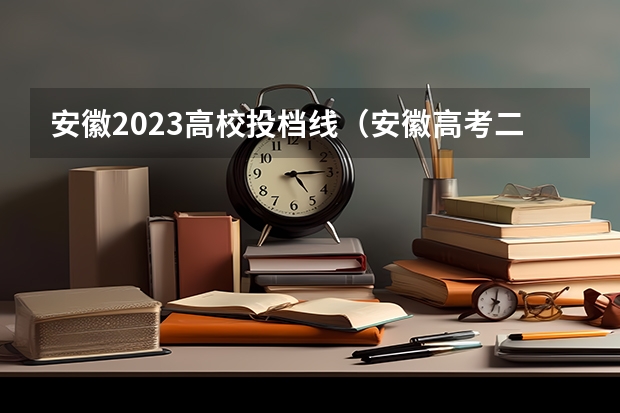 安徽2023高校投档线（安徽高考二本录取时间）