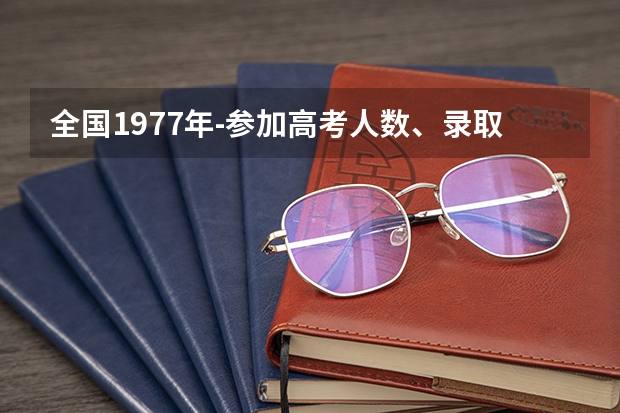 全国1977年-参加高考人数、录取人数和录取率(90年代高考录取率)