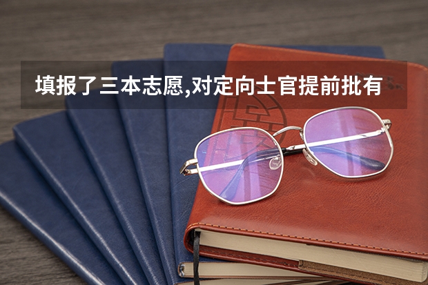 填报了三本志愿,对定向士官提前批有影响吗?