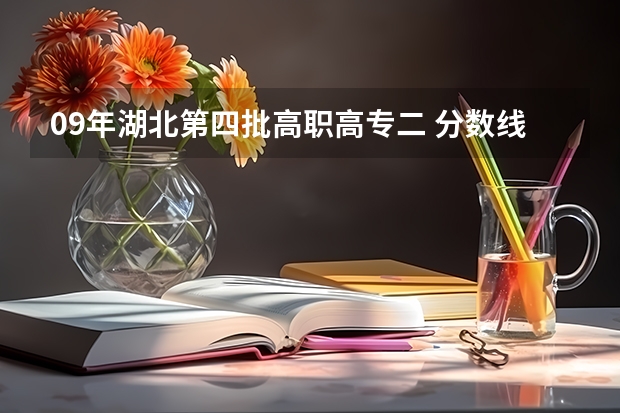 09年湖北第四批高职高专二 分数线是多少 ？